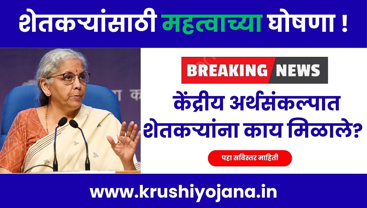 Budget 2026 for Farmers