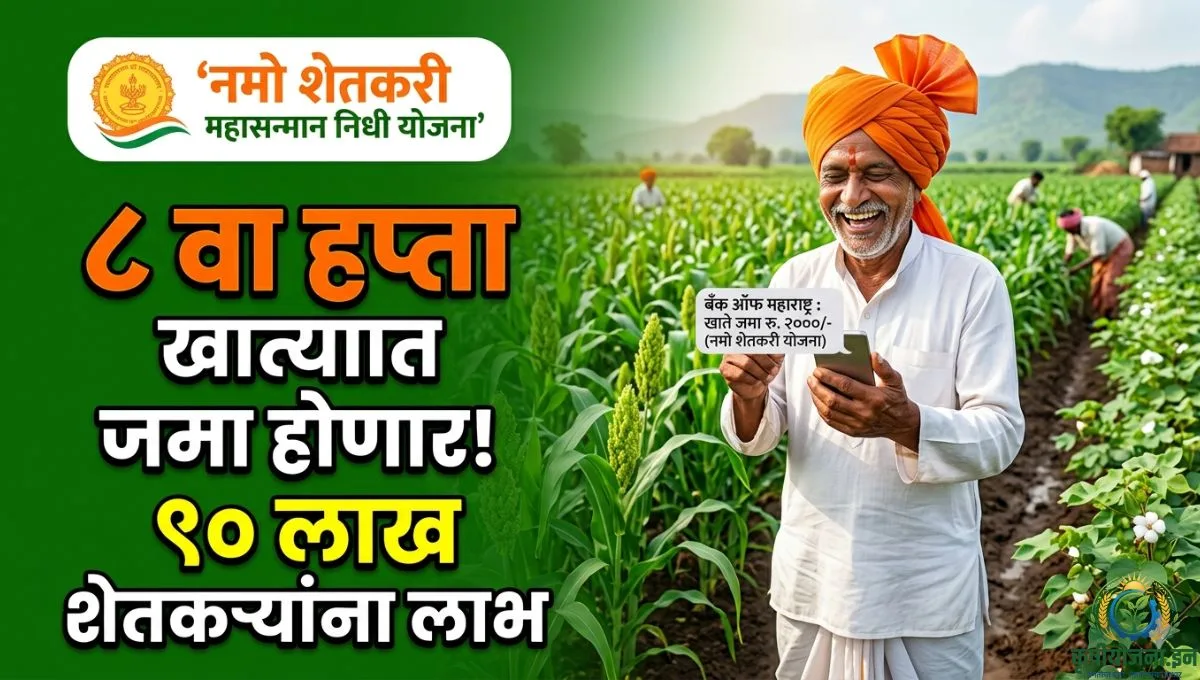 namo shetkari sanman nidhi yojanan 8th installment